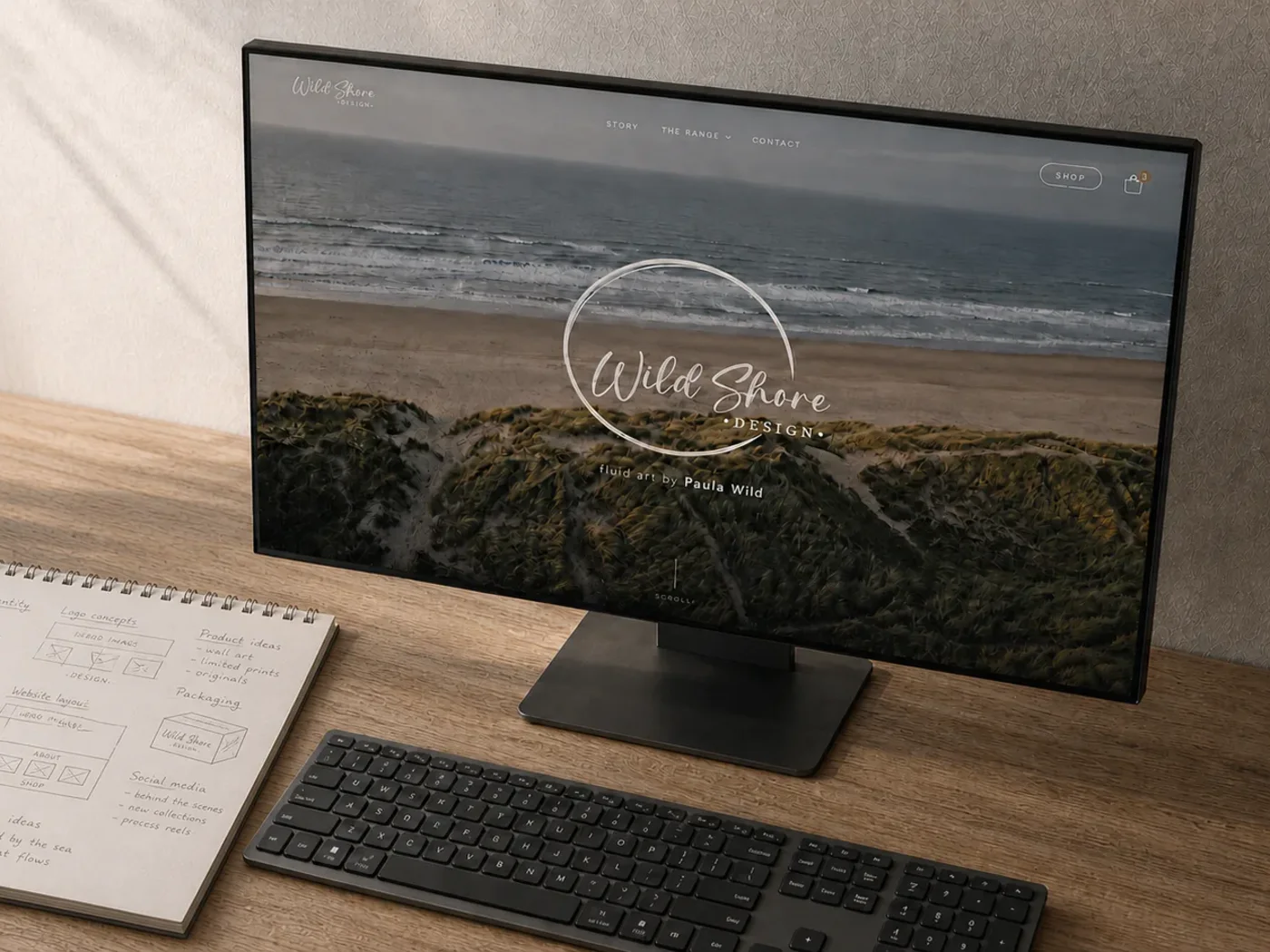 Wild Shore Design website screenshot